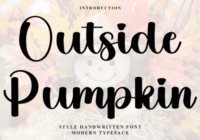 Outside Pumpkin Font - Featured Image