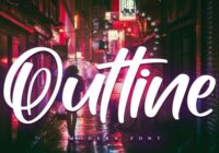 Outtine Font - Featured Image