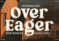 Over Eager Font - Featured Image