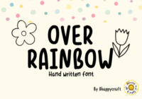 Over Rainbow Font - Featured Image