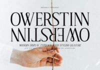 Owerstinn Font - Featured Image