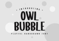 Owl Bubble Font - Featured Image