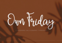 Own Friday Font - Featured Image