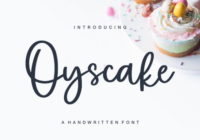 Oyscake Font - Featured Image