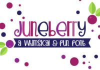 PN Juneberry Font - Featured Image