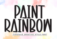 Paint Rainbow Font - Featured Image