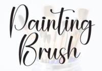 Painting Brush Font - Featured Image