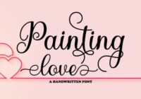 Painting Love Font - Featured Image