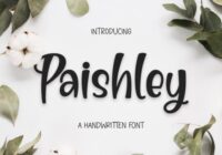 Paishley Font - Featured Image