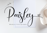 Paisley Script Font - Featured Image