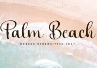 Palm Beach Font - Featured Image
