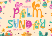 Palm Sunday Font - Featured Image