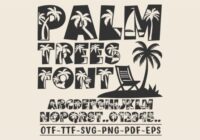 Palm Trees Font - Featured Image