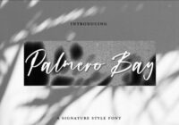 Palmero Bay Font - Featured Image
