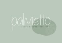 Palmetto Font - Featured Image
