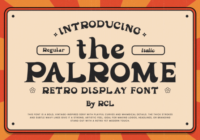 Palrome Font - Featured Image