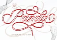 Panda Outline Font - Featured Image