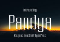 Pandya Font - Featured Image