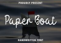 Paper Boat Font - Featured Image