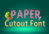 Paper Cutout Font - Featured Image