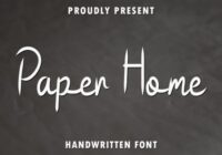 Paper Home Font - Featured Image