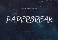 Paperbreak Font - Featured Image