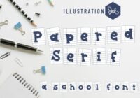 Papered Serif Font - Featured Image