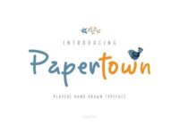 Papertown Font - Featured Image