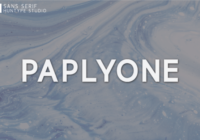 Paplyone Font - Featured Image