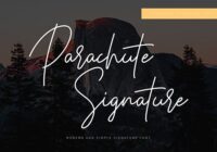 Parachute Signature Font - Featured Image