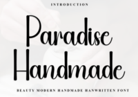 Paradise Handmade Font - Featured Image