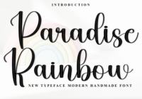 Paradise Rainbow Font - Featured Image