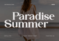 Paradise Summer Font - Featured Image