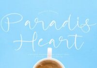 Paradisheart Regular Font - Featured Image