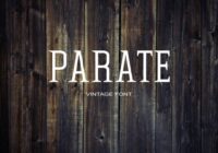 Parate Font - Featured Image
