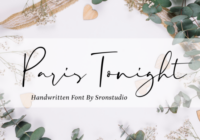 Paris Tonight Font - Featured Image
