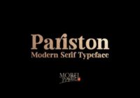 Pariston Font - Featured Image