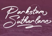 Parkstam Sutherlane Font - Featured Image