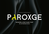 Paroxge Font - Featured Image