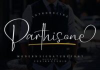 Parthisone Font - Featured Image