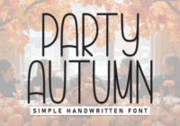 Party Autumn Font - Featured Image