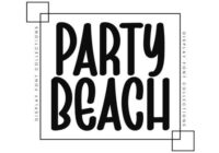 Party Beach Font - Featured Image