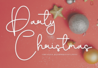 Party Christmas Font - Featured Image