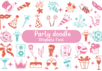 Party Doodle Font - Featured Image