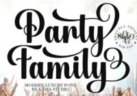 Party Family Font - Featured Image