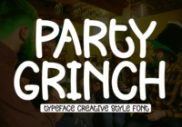 Party Grinch Font - Featured Image