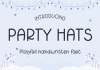 Party Hats Font - Featured Image