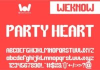 Party Heart Font - Featured Image