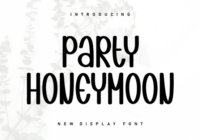 Party Honeymoon Font - Featured Image