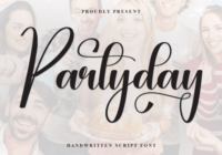 Partyday Font - Featured Image